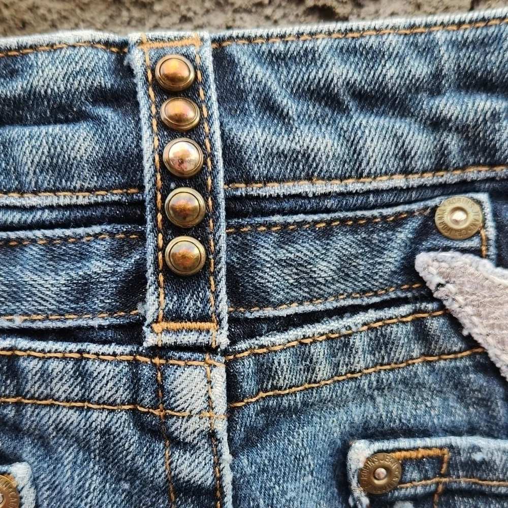 Robins Jean Straight Fit Dark Blue Denim - Picture 9 of 16